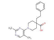 1-(2,5-dimethylpyrimidin-4-yl)-4-(2-phenylethyl)piperidine-4-carboxylic acid