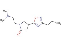 1-[2-(dimethylamino)ethyl]-4-(3-propyl-1,2,4-oxadiazol-5-yl)-2-pyrrolidinone