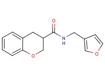 N-(3-furylmethyl)chromane-3-carboxamide