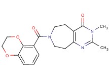 7-(2,3-dihydro-1,4-benzodioxin-5-ylcarbonyl)-2,3-dimethyl-3,5,6,7,8,9-hexahydro-4H-pyrimido[4,5-d]azepin-4-one