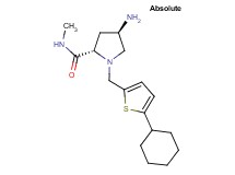 (4R)-4-amino-1-[(5-cyclohexyl-2-thienyl)methyl]-N-methyl-L-prolinamide
