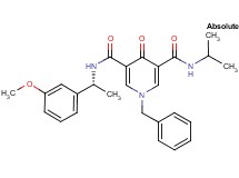 1-benzyl-N-isopropyl-N'-[(1R)-1-(3-methoxyphenyl)ethyl]-4-oxo-1,4-dihydro-3,5-pyridinedicarboxamide