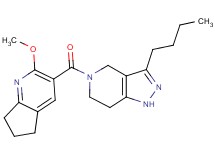 3-butyl-5-[(2-methoxy-6,7-dihydro-5H-cyclopenta[b]pyridin-3-yl)carbonyl]-4,5,6,7-tetrahydro-1H-pyrazolo[4,3-c]pyridine