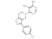 3-(4-chlorophenyl)-5-(5,6-dimethylpyrimidin-4-yl)-4,5,6,7-tetrahydroisoxazolo[4,5-c]pyridine