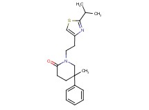1-[2-(2-isopropyl-1,3-thiazol-4-yl)ethyl]-5-methyl-5-phenylpiperidin-2-one