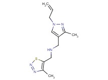 1-(1-allyl-3-methyl-1H-pyrazol-4-yl)-N-[(4-methyl-1,2,3-thiadiazol-5-yl)methyl]methanamine