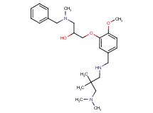 1-[benzyl(methyl)amino]-3-[5-({[3-(dimethylamino)-2,2-dimethylpropyl]amino}methyl)-2-methoxyphenoxy]-2-propanol