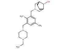 (8-syn)-3-{3-[(4-ethylpiperazin-1-yl)methyl]-2,5-dimethylbenzyl}-3-azabicyclo[3.2.1]octan-8-ol
