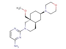 2-[(4aR*,6R*,8aS*)-8a-(methoxymethyl)-6-(4-morpholinyl)octahydro-2(1H)-isoquinolinyl]-4-pyrimidinamine