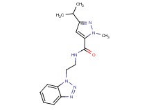 N-[2-(1H-1,2,3-benzotriazol-1-yl)ethyl]-3-isopropyl-1-methyl-1H-pyrazole-5-carboxamide