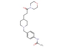 N-[4-({4-[3-(4-morpholinyl)-3-oxopropyl]-1-piperidinyl}methyl)phenyl]acetamide