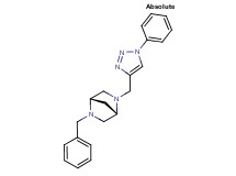 (1S,4S)-2-benzyl-5-[(1-phenyl-1H-1,2,3-triazol-4-yl)methyl]-2,5-diazabicyclo[2.2.1]heptane
