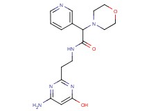 N-[2-(4-amino-6-hydroxy-2-pyrimidinyl)ethyl]-2-(4-morpholinyl)-2-(3-pyridinyl)acetamide