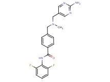 4-{[[(2-aminopyrimidin-5-yl)methyl](methyl)amino]methyl}-N-(2,6-difluorophenyl)benzamide