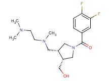 ((3R*,4R*)-1-(3,4-difluorobenzoyl)-4-{[[2-(dimethylamino)ethyl](methyl)amino]methyl}pyrrolidin-3-yl)methanol