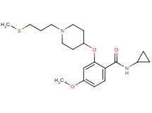 N-cyclopropyl-4-methoxy-2-({1-[3-(methylthio)propyl]-4-piperidinyl}oxy)benzamide