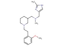({1-[2-(2-methoxyphenyl)ethyl]-3-piperidinyl}methyl)methyl[(2-methyl-1H-imidazol-4-yl)methyl]amine