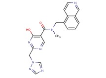 4-hydroxy-N-(isoquinolin-5-ylmethyl)-N-methyl-2-(1H-1,2,4-triazol-1-ylmethyl)pyrimidine-5-carboxamide