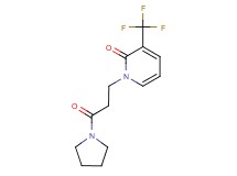 1-(3-oxo-3-pyrrolidin-1-ylpropyl)-3-(trifluoromethyl)pyridin-2(1H)-one
