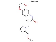 6,7-dimethoxy-3-{[(2S)-2-(methoxymethyl)-1-pyrrolidinyl]methyl}-2-quinolinol
