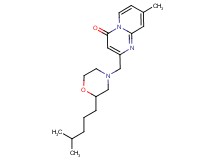 8-methyl-2-{[2-(4-methylpentyl)-4-morpholinyl]methyl}-4H-pyrido[1,2-a]pyrimidin-4-one