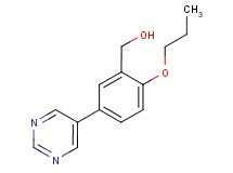 (2-propoxy-5-pyrimidin-5-ylphenyl)methanol