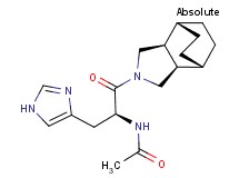N-[(1S)-2-[(1R,2R,6S,7S)-4-azatricyclo[5.2.2.0~2,6~]undec-4-yl]-1-(1H-imidazol-4-ylmethyl)-2-oxoethyl]acetamide