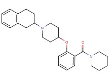 4-[2-(1-piperidinylcarbonyl)phenoxy]-1-(1,2,3,4-tetrahydro-2-naphthalenyl)piperidine