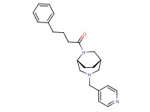 (1S*,5R*)-6-(4-phenylbutanoyl)-3-(4-pyridinylmethyl)-3,6-diazabicyclo[3.2.2]nonane