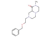 8-[2-(benzyloxy)ethyl]-2-methylhexahydro-2H-pyrazino[1,2-a]pyrazin-1(6H)-one