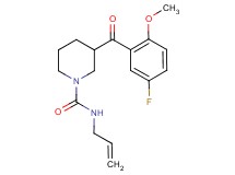 N-allyl-3-(5-fluoro-2-methoxybenzoyl)-1-piperidinecarboxamide
