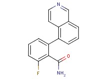 2-fluoro-6-isoquinolin-5-ylbenzamide
