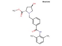 methyl (2S,4R)-1-(3-{[(2,6-dimethylphenyl)amino]carbonyl}benzyl)-4-hydroxypyrrolidine-2-carboxylate