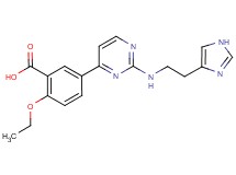 2-ethoxy-5-(2-{[2-(1H-imidazol-4-yl)ethyl]amino}pyrimidin-4-yl)benzoic acid