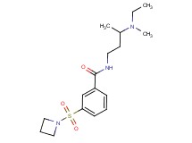 3-(azetidin-1-ylsulfonyl)-N-{3-[ethyl(methyl)amino]butyl}benzamide