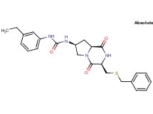 N-{(3R,7S,8aS)-3-[(benzylthio)methyl]-1,4-dioxooctahydropyrrolo[1,2-a]pyrazin-7-yl}-N'-(3-ethylphenyl)urea