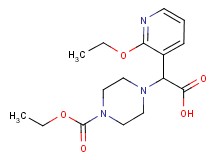 [4-(ethoxycarbonyl)piperazin-1-yl](2-ethoxypyridin-3-yl)acetic acid