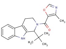 1-tert-butyl-2-[(4-methyl-1,3-oxazol-5-yl)carbonyl]-2,3,4,9-tetrahydro-1H-beta-carboline