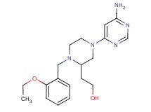 2-[4-(6-amino-4-pyrimidinyl)-1-(2-ethoxybenzyl)-2-piperazinyl]ethanol