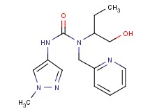 N-[1-(hydroxymethyl)propyl]-N'-(1-methyl-1H-pyrazol-4-yl)-N-(pyridin-2-ylmethyl)urea