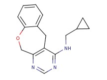 N-(cyclopropylmethyl)-5,11-dihydro[1]benzoxepino[3,4-d]pyrimidin-4-amine