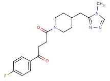 1-(4-fluorophenyl)-4-{4-[(4-methyl-4H-1,2,4-triazol-3-yl)methyl]piperidin-1-yl}-4-oxobutan-1-one