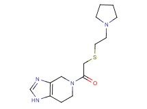 5-{[(2-pyrrolidin-1-ylethyl)thio]acetyl}-4,5,6,7-tetrahydro-1H-imidazo[4,5-c]pyridine