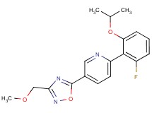 2-(2-fluoro-6-isopropoxyphenyl)-5-[3-(methoxymethyl)-1,2,4-oxadiazol-5-yl]pyridine