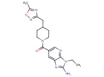 3-ethyl-6-({4-[(5-methyl-1,2,4-oxadiazol-3-yl)methyl]piperidin-1-yl}carbonyl)-3H-imidazo[4,5-b]pyridin-2-amine