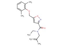5-[(2,6-dimethylphenoxy)methyl]-N-ethyl-N-(2-methyl-2-propen-1-yl)-3-isoxazolecarboxamide