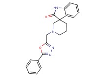 1'-[(5-phenyl-1,3,4-oxadiazol-2-yl)methyl]spiro[indole-3,3'-piperidin]-2(1H)-one