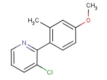 3-chloro-2-(4-methoxy-2-methylphenyl)pyridine