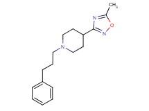 4-(5-methyl-1,2,4-oxadiazol-3-yl)-1-(3-phenylpropyl)piperidine