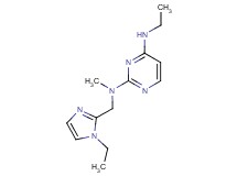 N~4~-ethyl-N~2~-[(1-ethyl-1H-imidazol-2-yl)methyl]-N~2~-methylpyrimidine-2,4-diamine